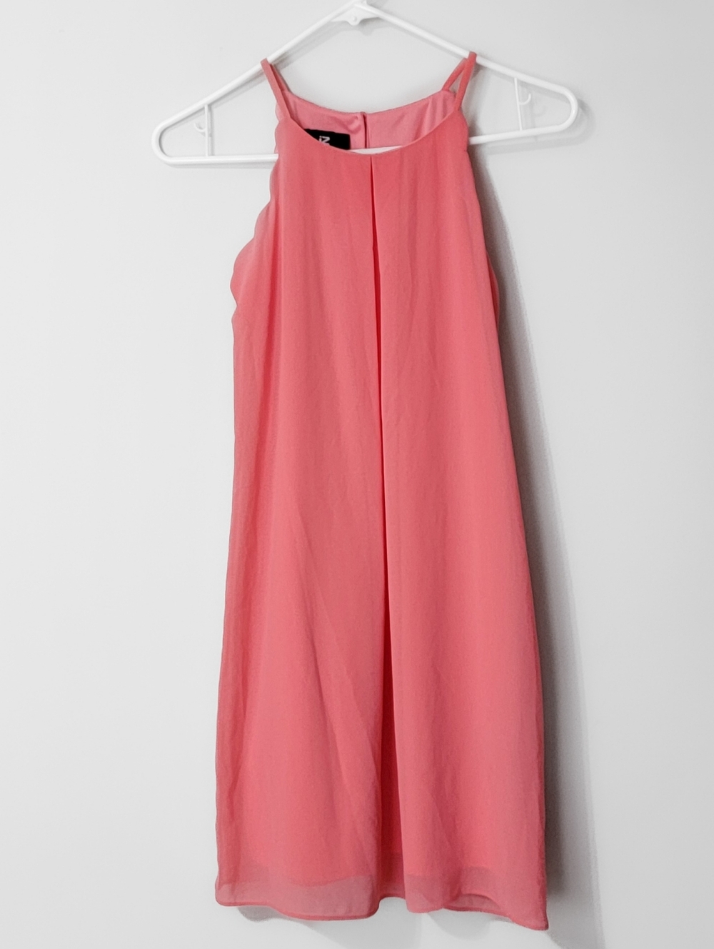 Iz Byer Coral Pink Midi Dress Size XS